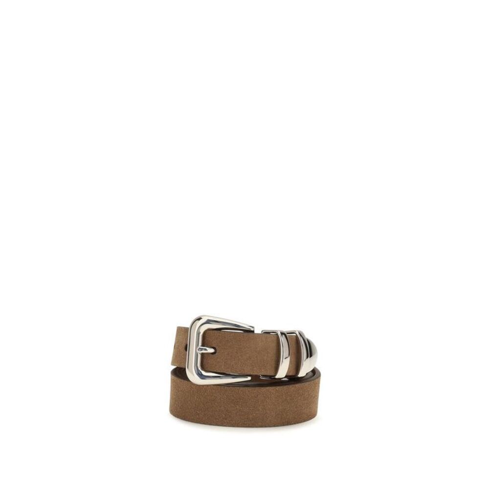 Brunello Cucinelli Brown Calf Leather Bos Taurus Regular Men's Belt